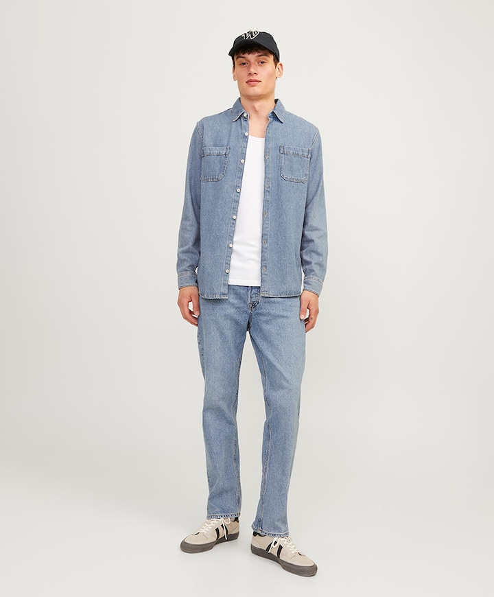 JJICHRIS JJCLASSIC AM 479 NOOS heren jeans blauw