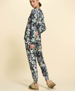 Dames pyjamabroek grijs