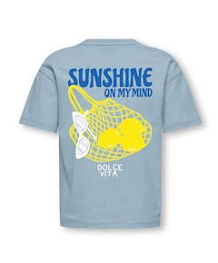 Meisjes t-shirt blauw