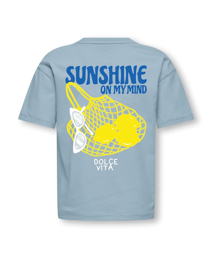 Meisjes t-shirt blauw