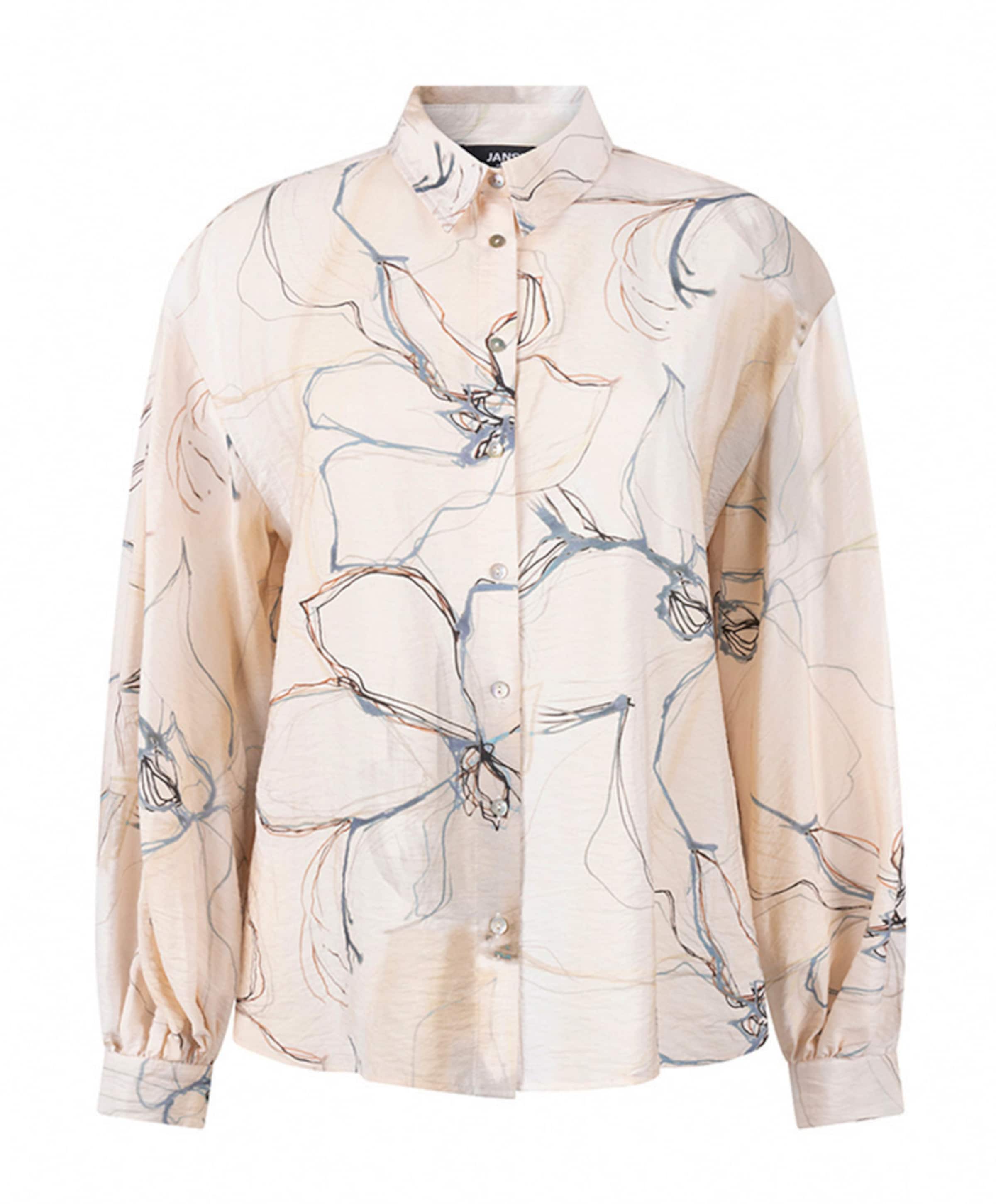 Dames blouse beige