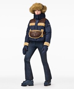 Dames ski-jas blauw