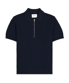 Heren polo blauw