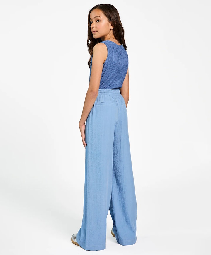 CARLY FLUID VIS 523 G meisjes broek blauw