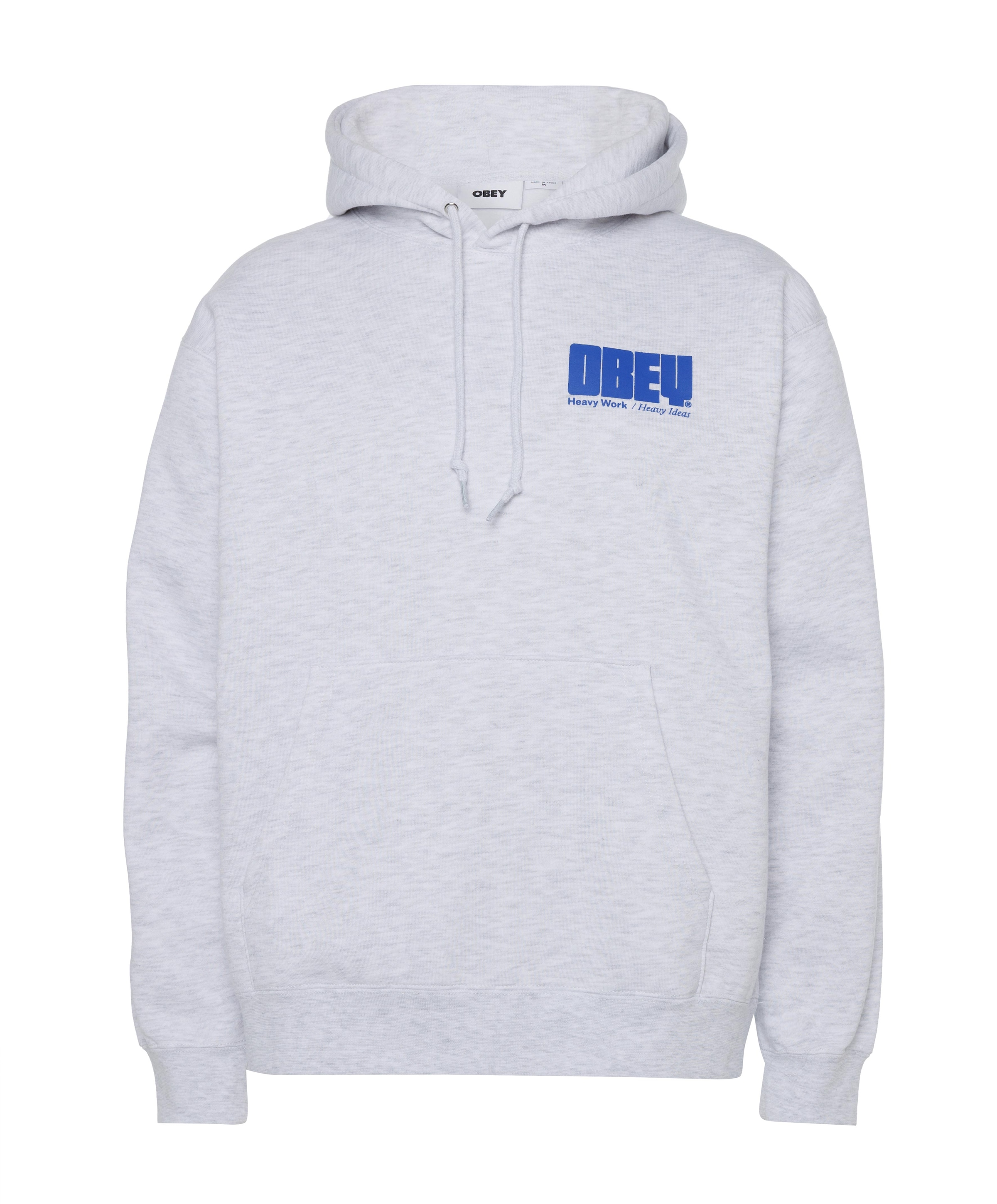 Heren hoodie grijs