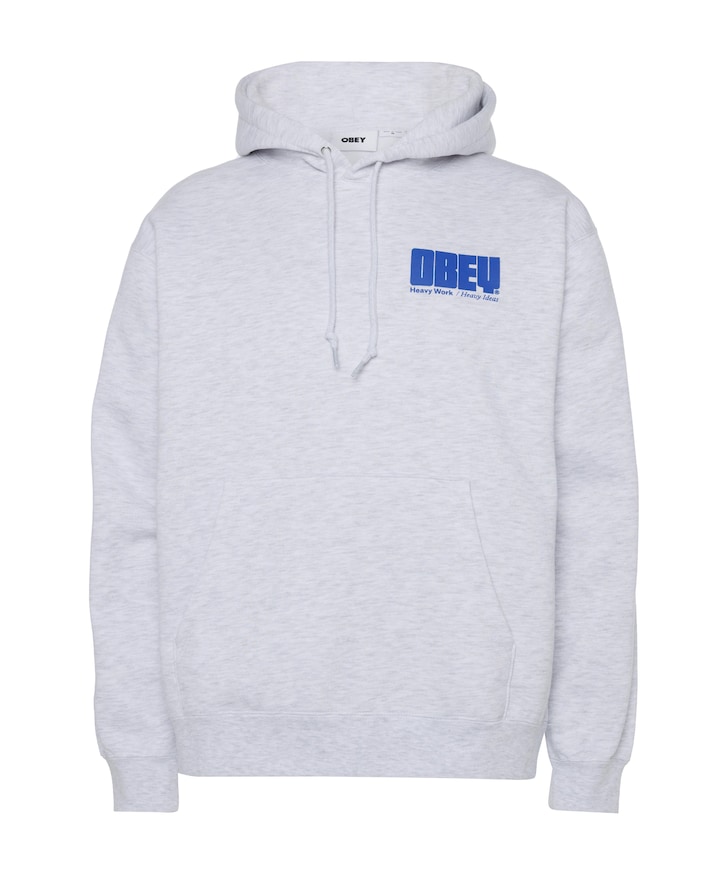 Heren hoodie grijs