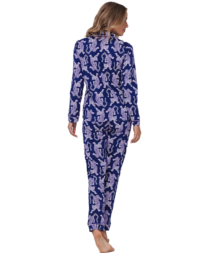 Dames pyjamaset paars