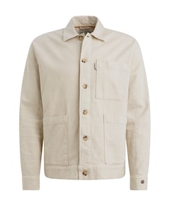 Heren overshirt beige