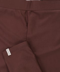 Little heart shiny legging meisjes broek bruin