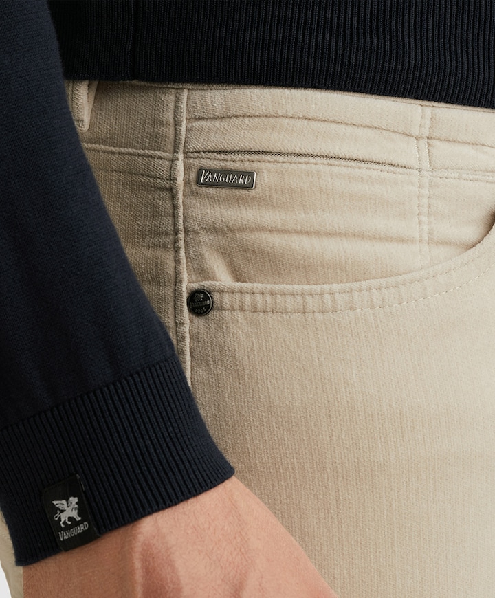 V7 RIDER YARN DYED heren jeans beige