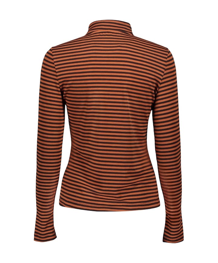 Dames longsleeve bruin