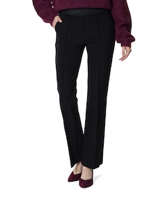 Jenny Wide Flared dames broek zwart