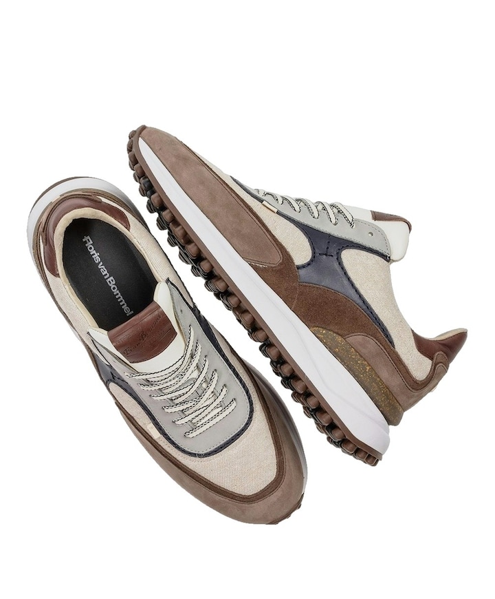 heren sneakers bruin