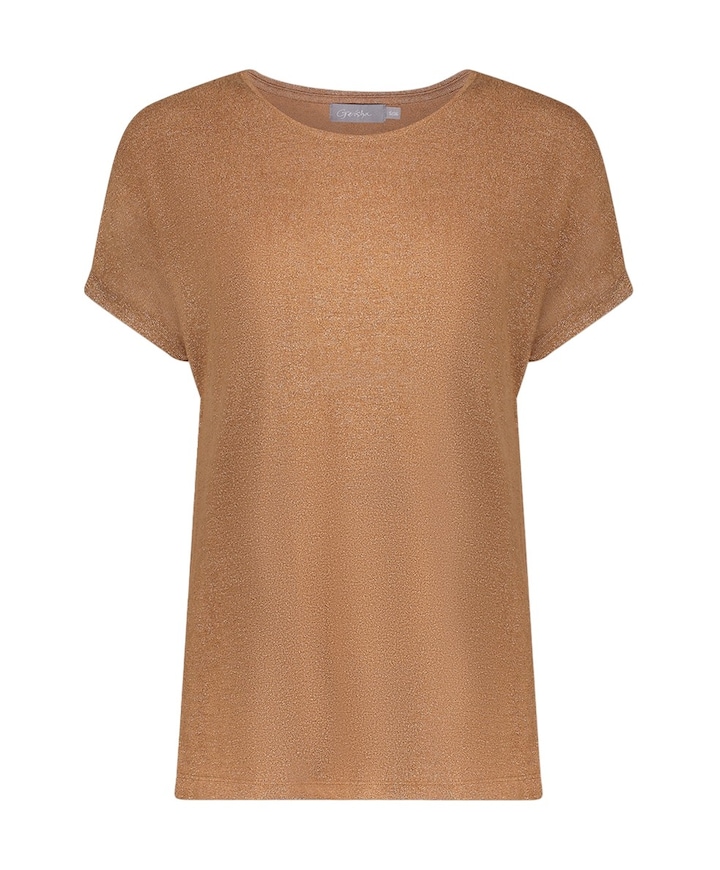 Dames T-shirt beige