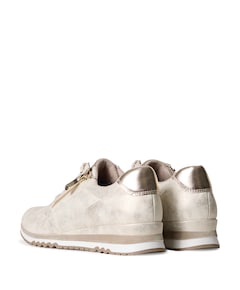 Woms Lace-up dames sneakers goud