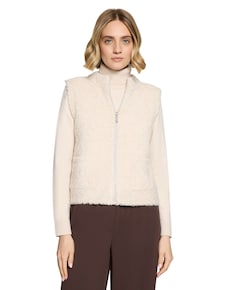 Dames bodywarmer beige