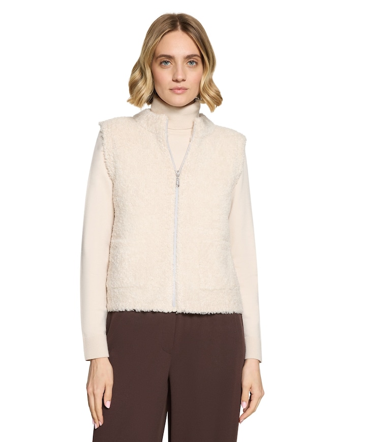 Dames bodywarmer beige