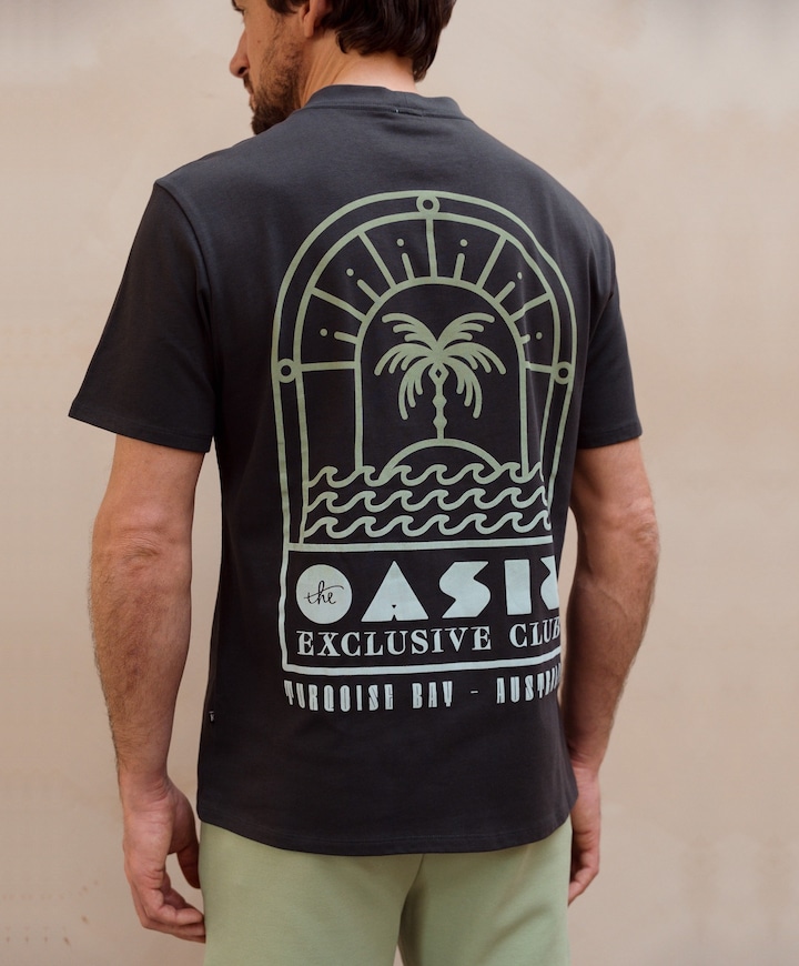Heren T-shirt grijs