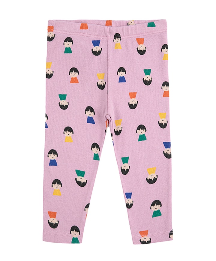 Game pawns all over leggings meisjes broek roze