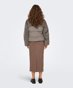 Dames jas bruin