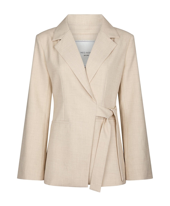 Dames blazer beige