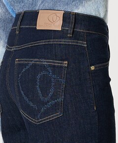 Liv Wide dames jeans blauw