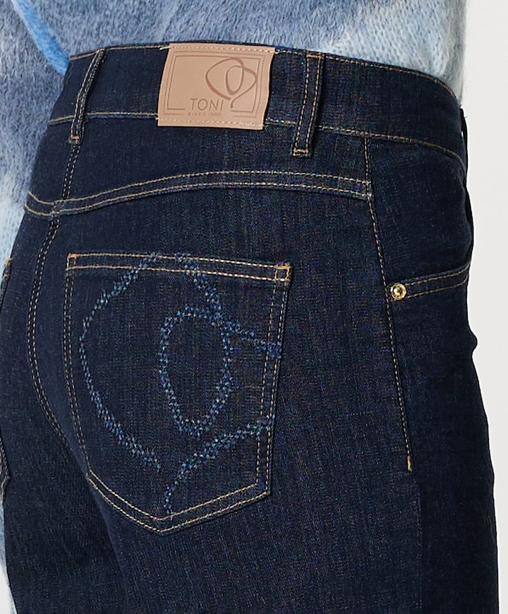 Liv Wide dames jeans blauw