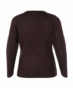 Dames vest bruin