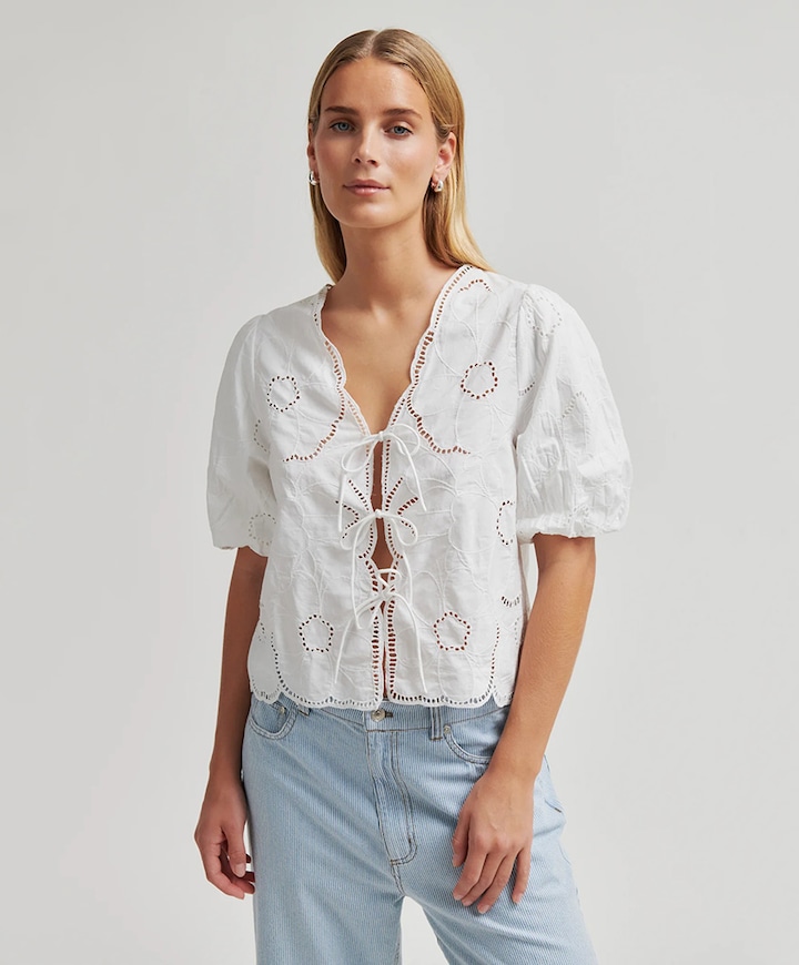 Dames blouse wit