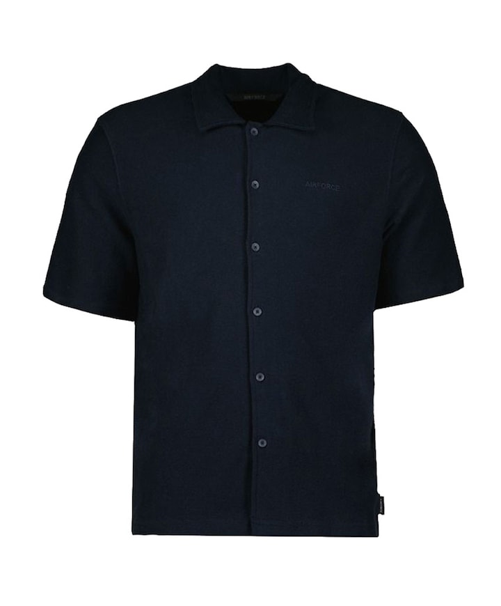 Heren overshirt blauw