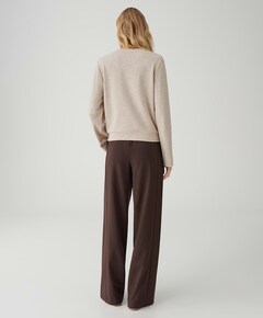 Dames longsleeve beige