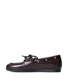 Boat loafer dames loafers bordeaux