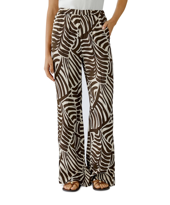 Hose dames broek bruin