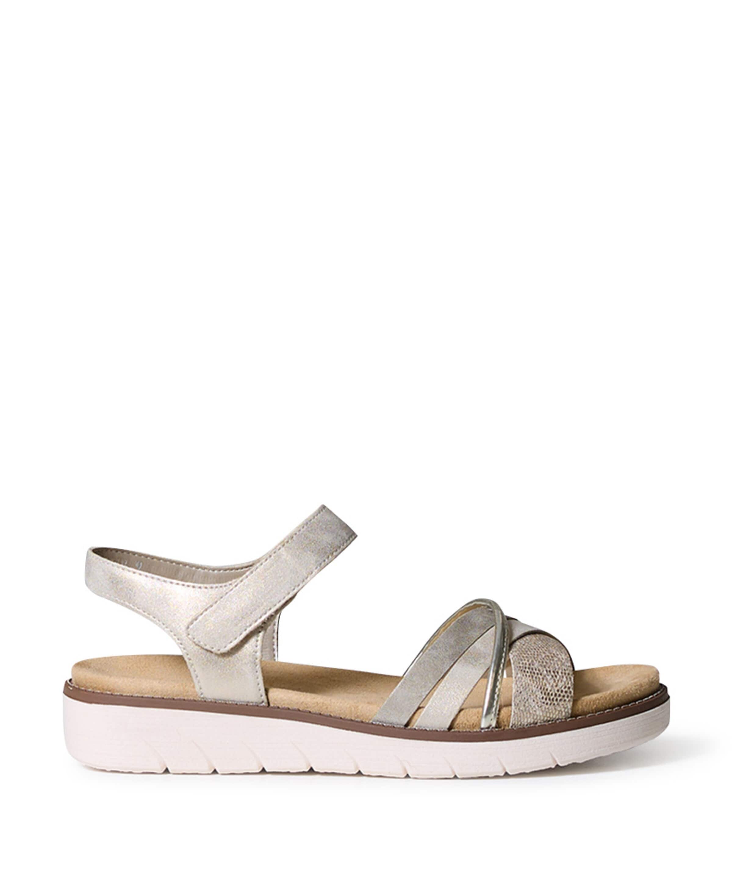 dames sandalen beige