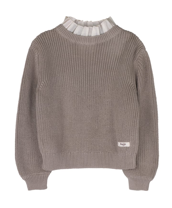 Meisjes trui beige