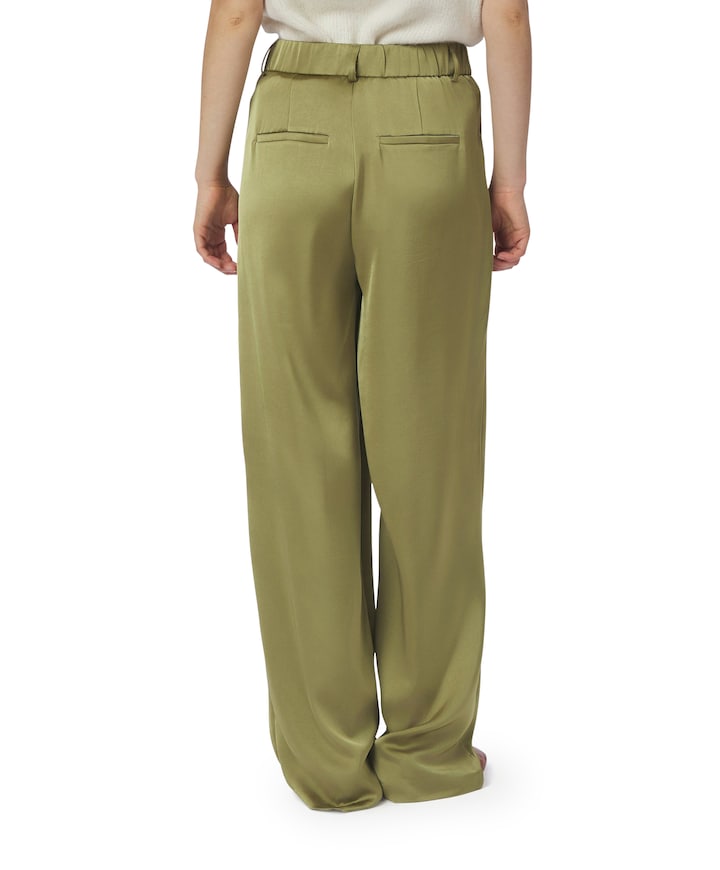 Emmett Heavy Sateen Pants dames broek groen