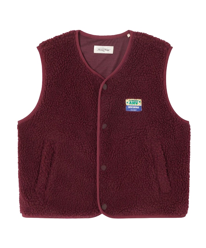 Gilet bordeaux