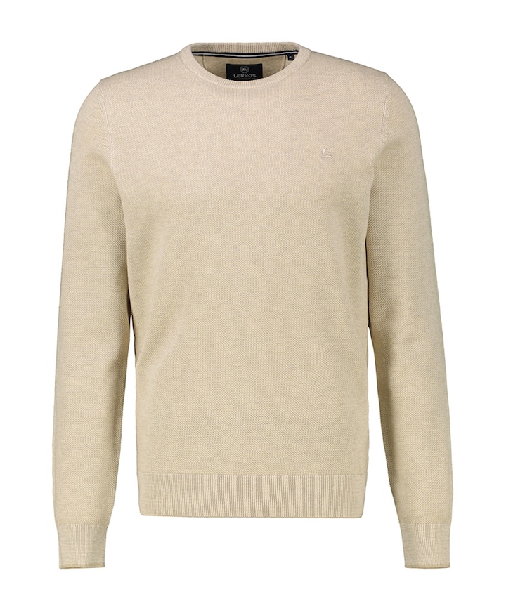 Heren trui beige