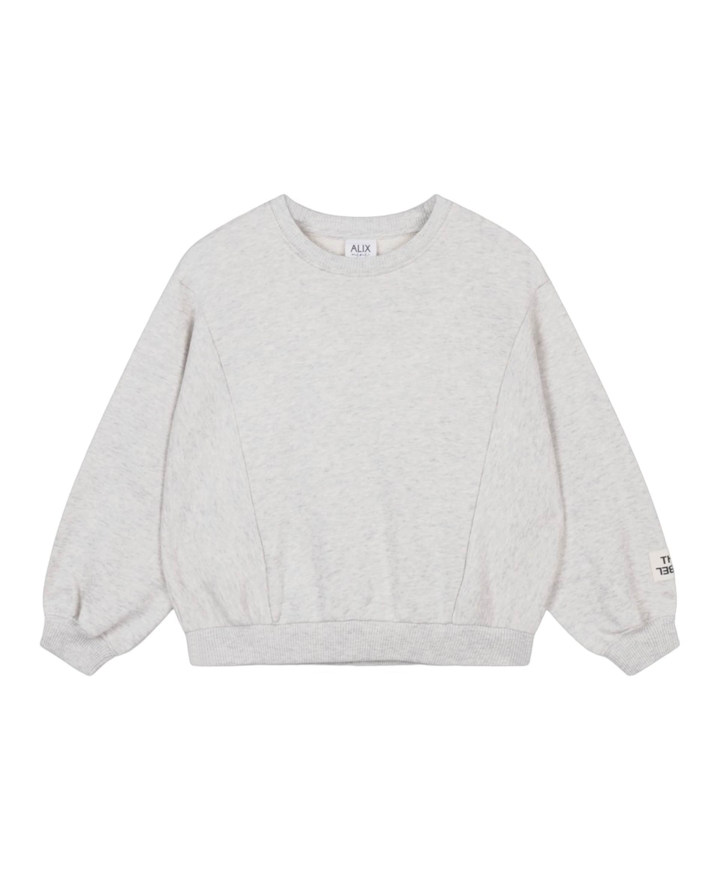 Meisjes sweater grijs
