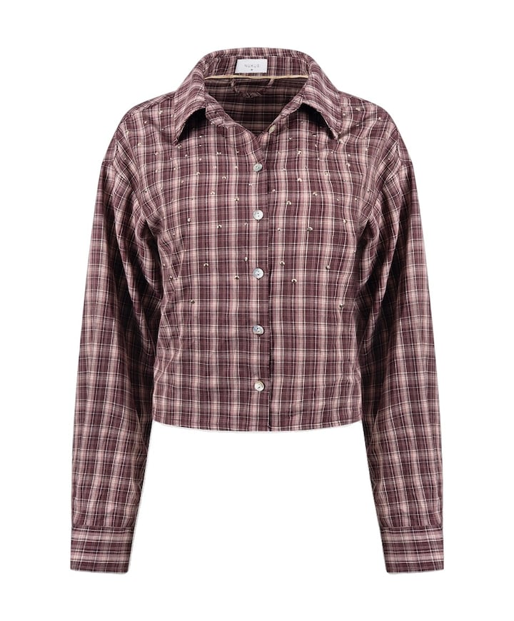 Dames blouse bordeaux