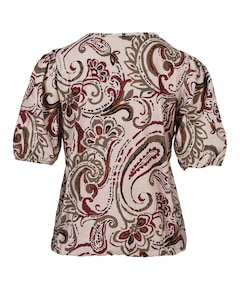 Dames T-shirt bordeaux