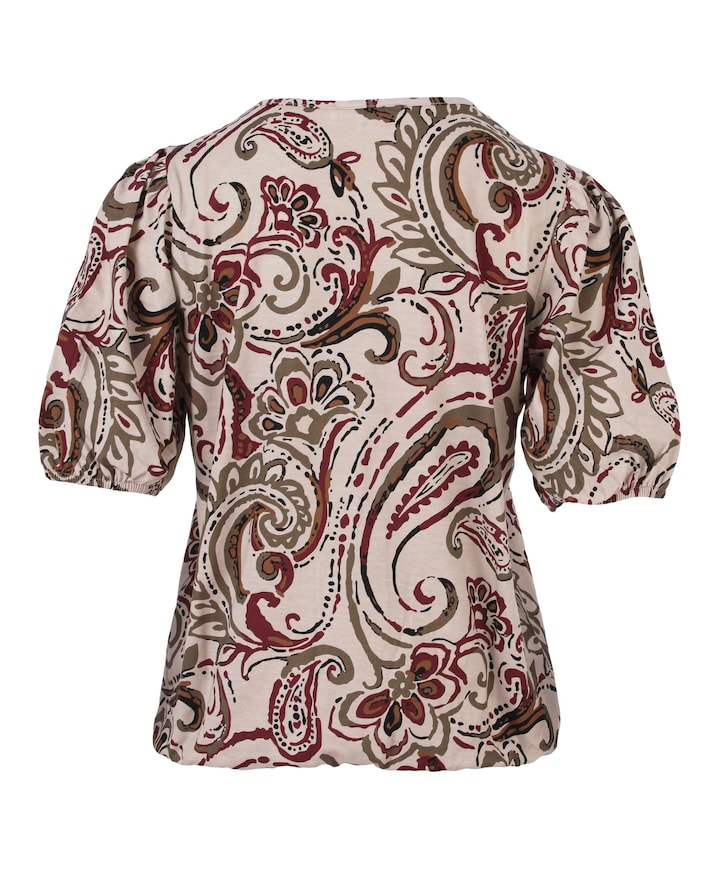 Dames T-shirt bordeaux
