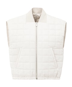 Dames omkeerbare bodywarmer beige