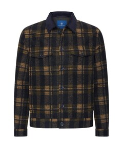 Heren overshirt blauw
