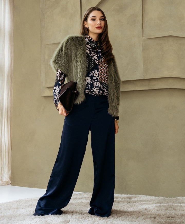 Dames blouse groen