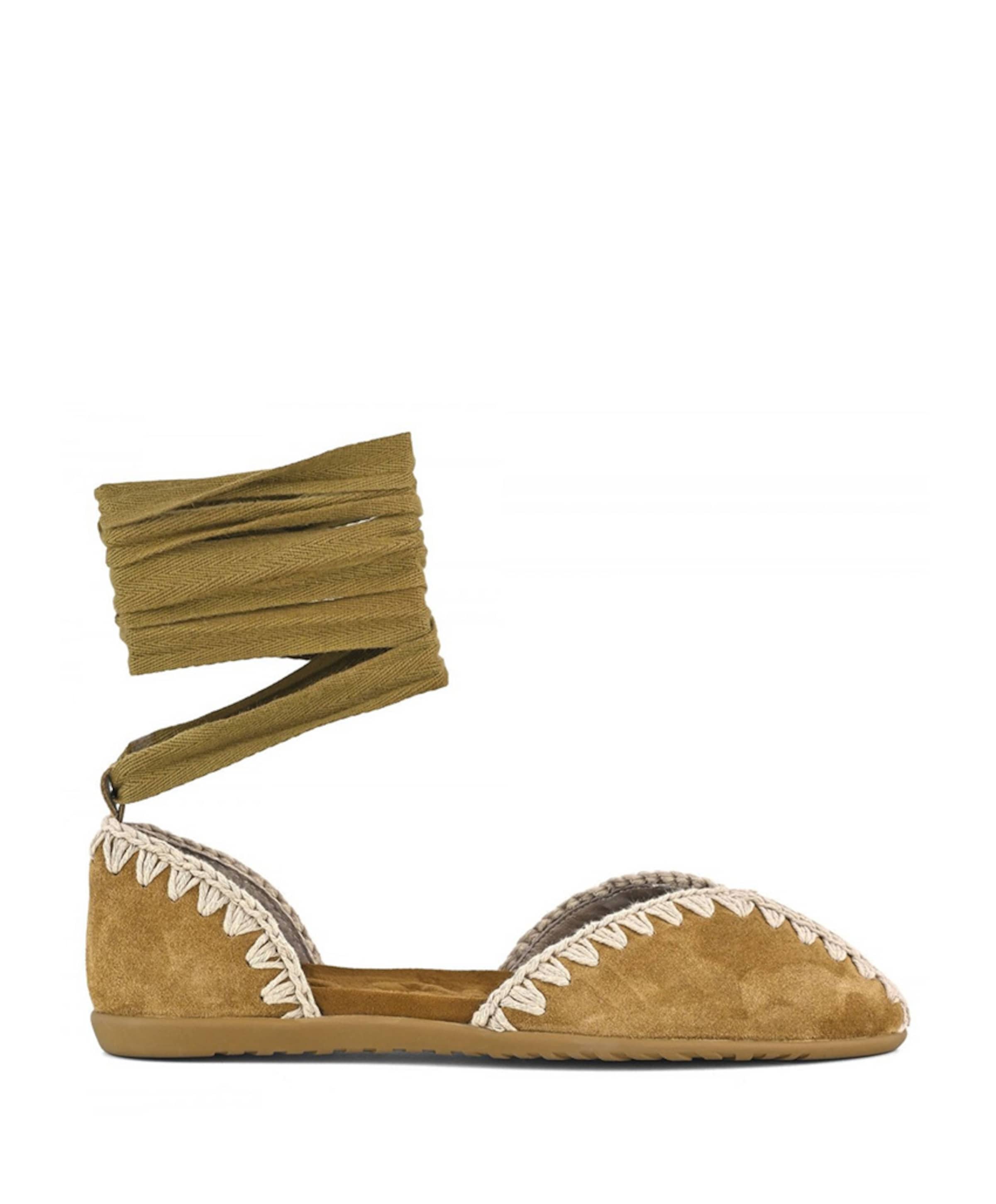 dames ballerina's bruin