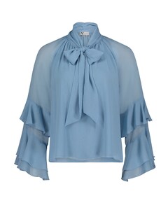 Dames blouse blauw
