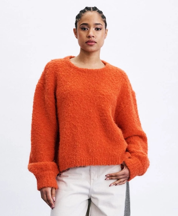 Dames trui oranje