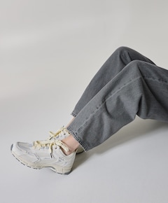 The Re-Run Vintage Suede dames sneakers ecru