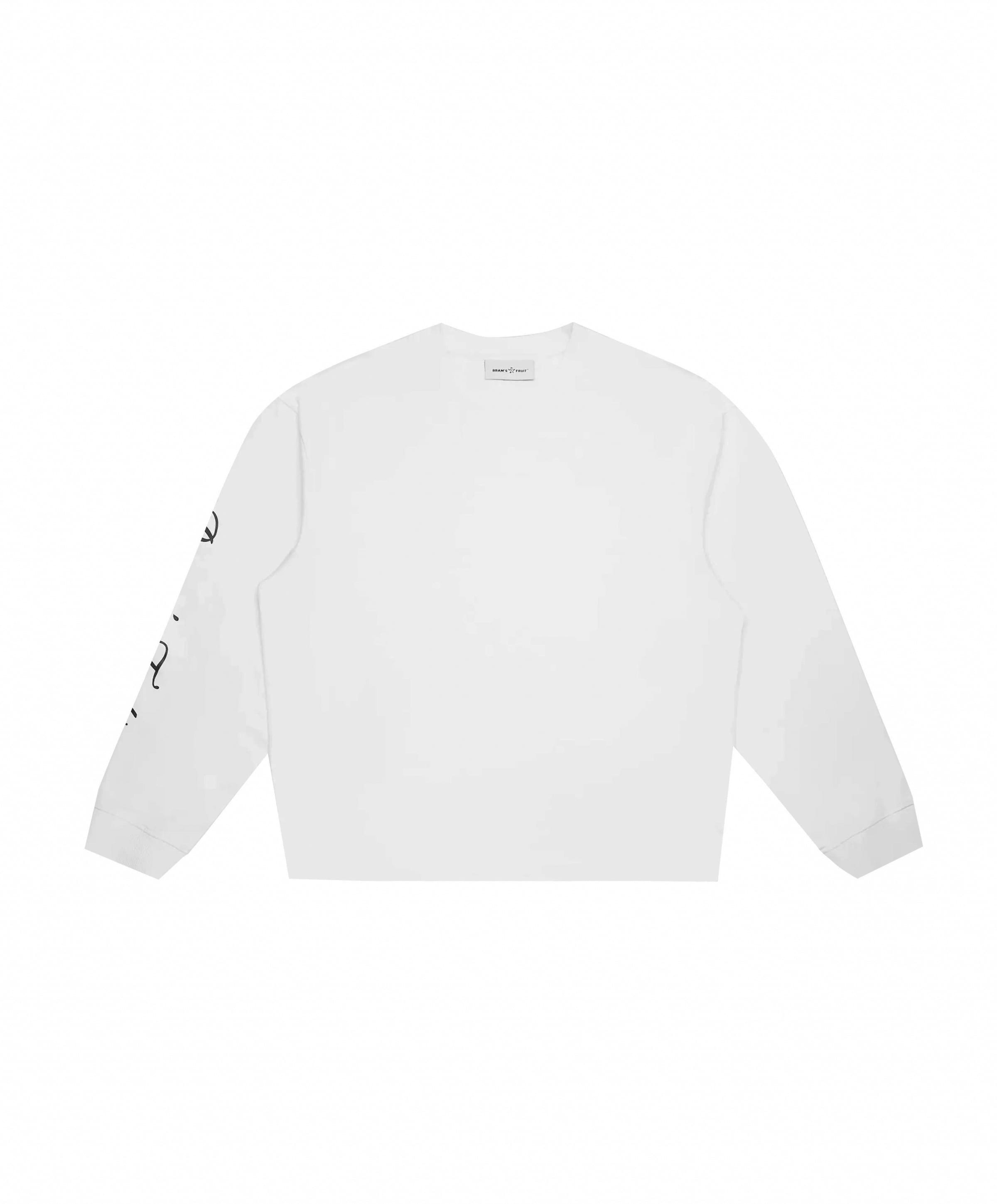 Heren longsleeve wit
